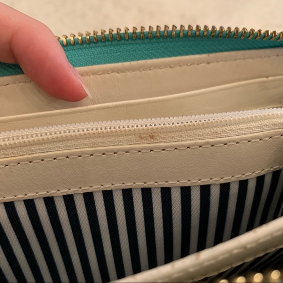 KateSpade turquoise wallet - Picture 5 of 6